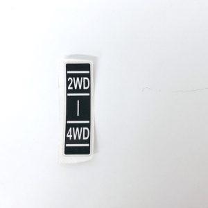 Autocollant 2WD - 4WD