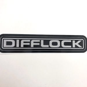 Autocollant DIFFLOCK - noir