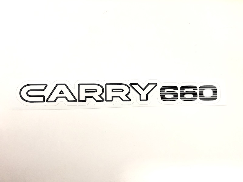 Autocollant Carry 660 - blanc