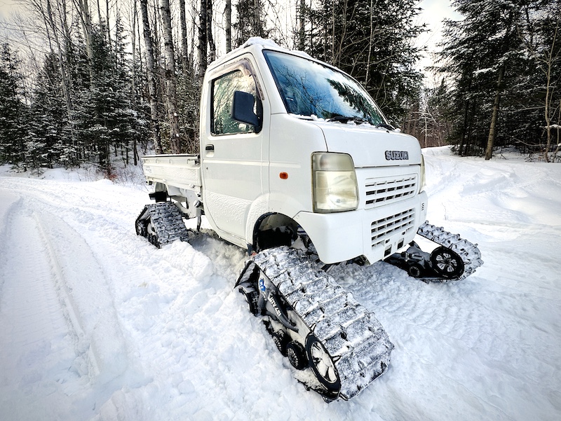 Chenilles 4 saisons - Suzuki Carry 1990 à 2011