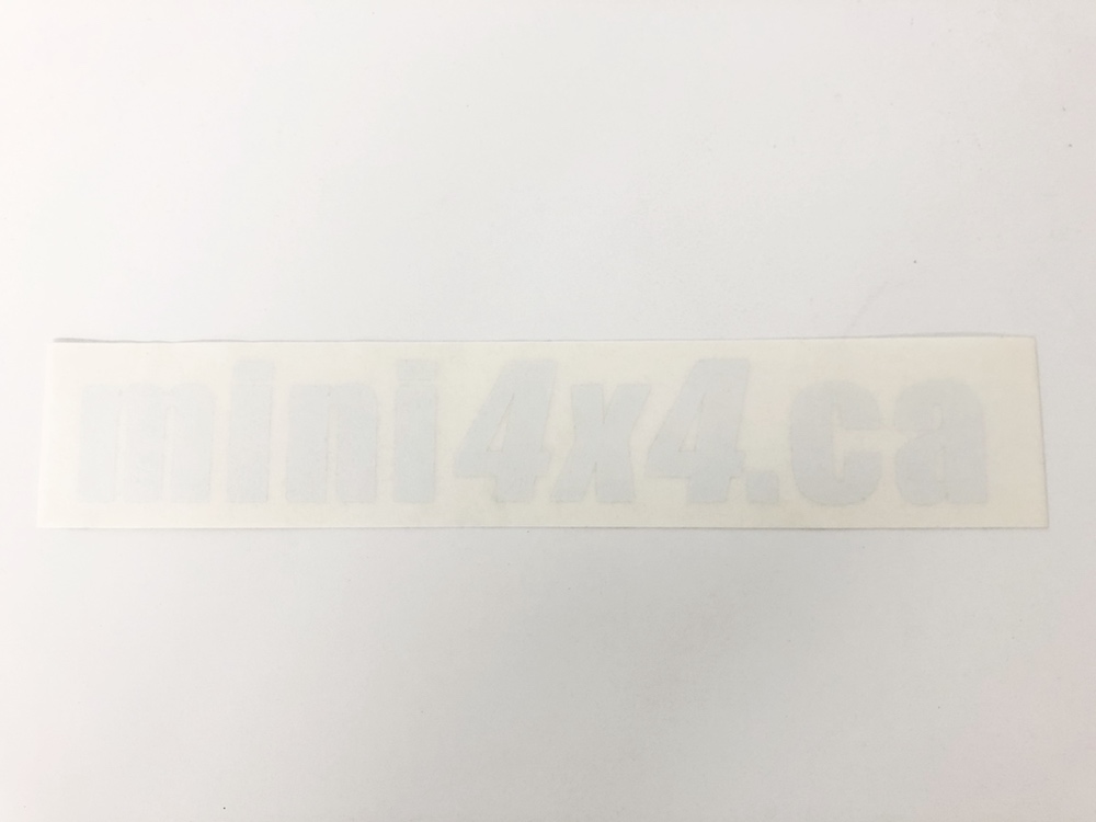 Autocollant Mini4x4.ca - gris