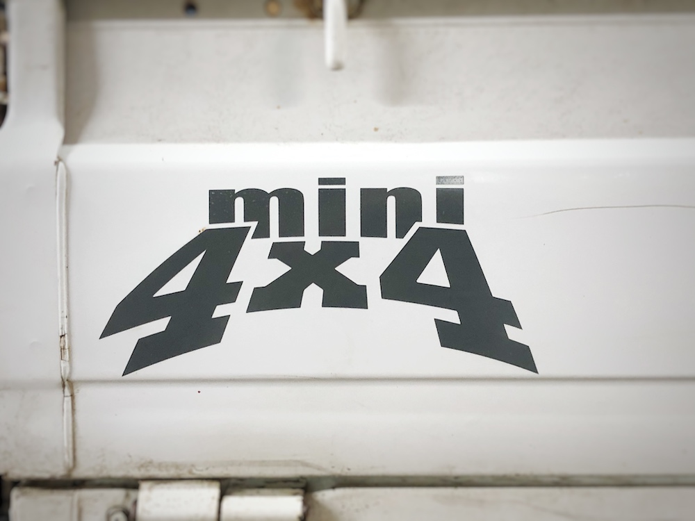 Autocollant Mini 4x4 - noir