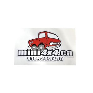 Autocollant logo Mini4x4