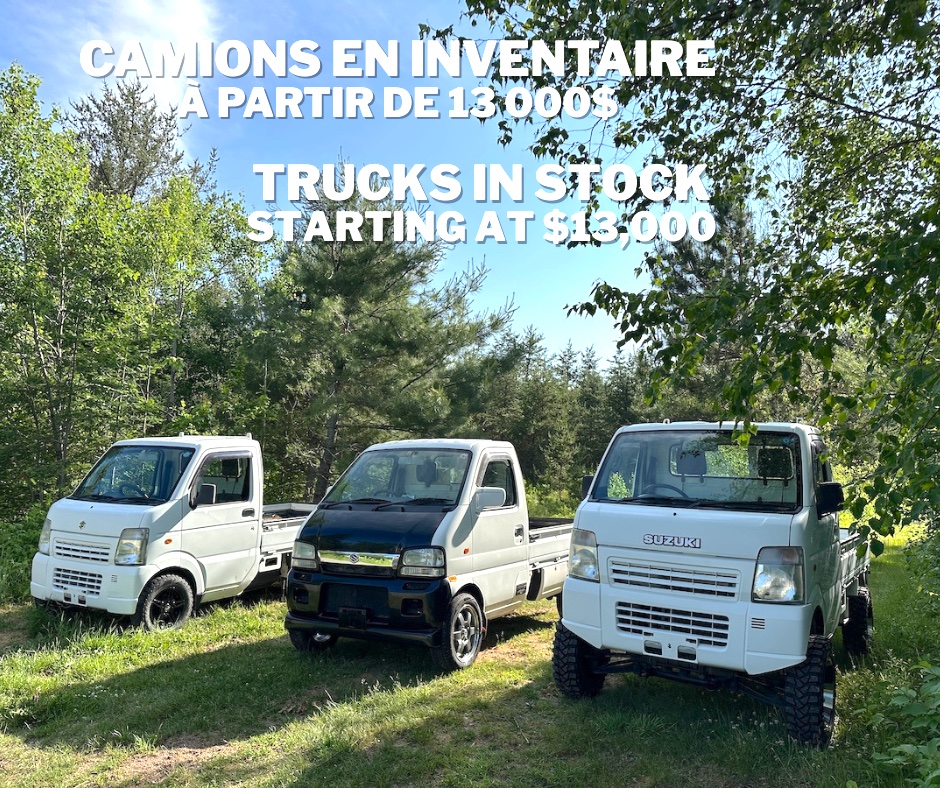 Plus de camions à venir...