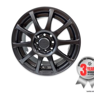 Roue 14 pouces 10-branches, 14x6 25mm offset - Gunmetal