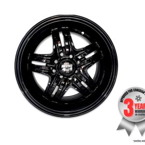 Roue 14 pouces MINI-N15, 14x6 15mm offset - Noir