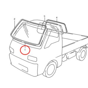 Pare-brise - Suzuki Carry 1986 à 1991